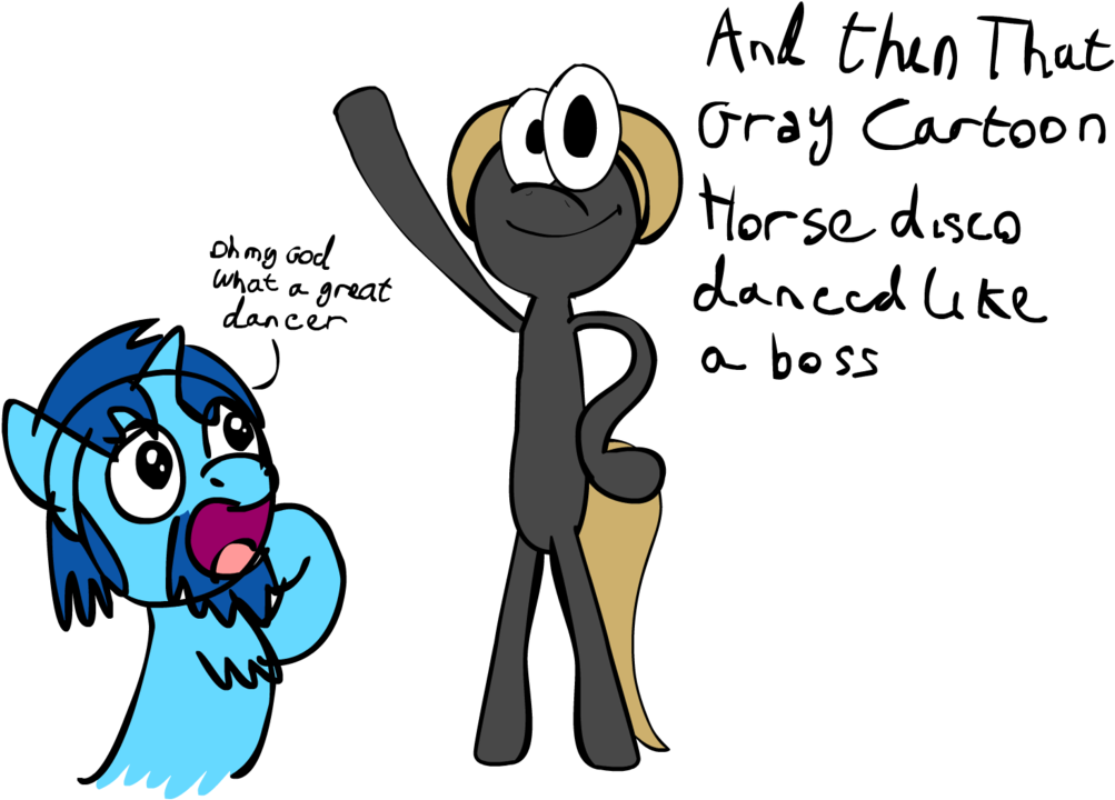 Let's Draw That Gray Cartoon Pony By Baratus93 - Gray Cartoon Pony Deviantart (1024x737)