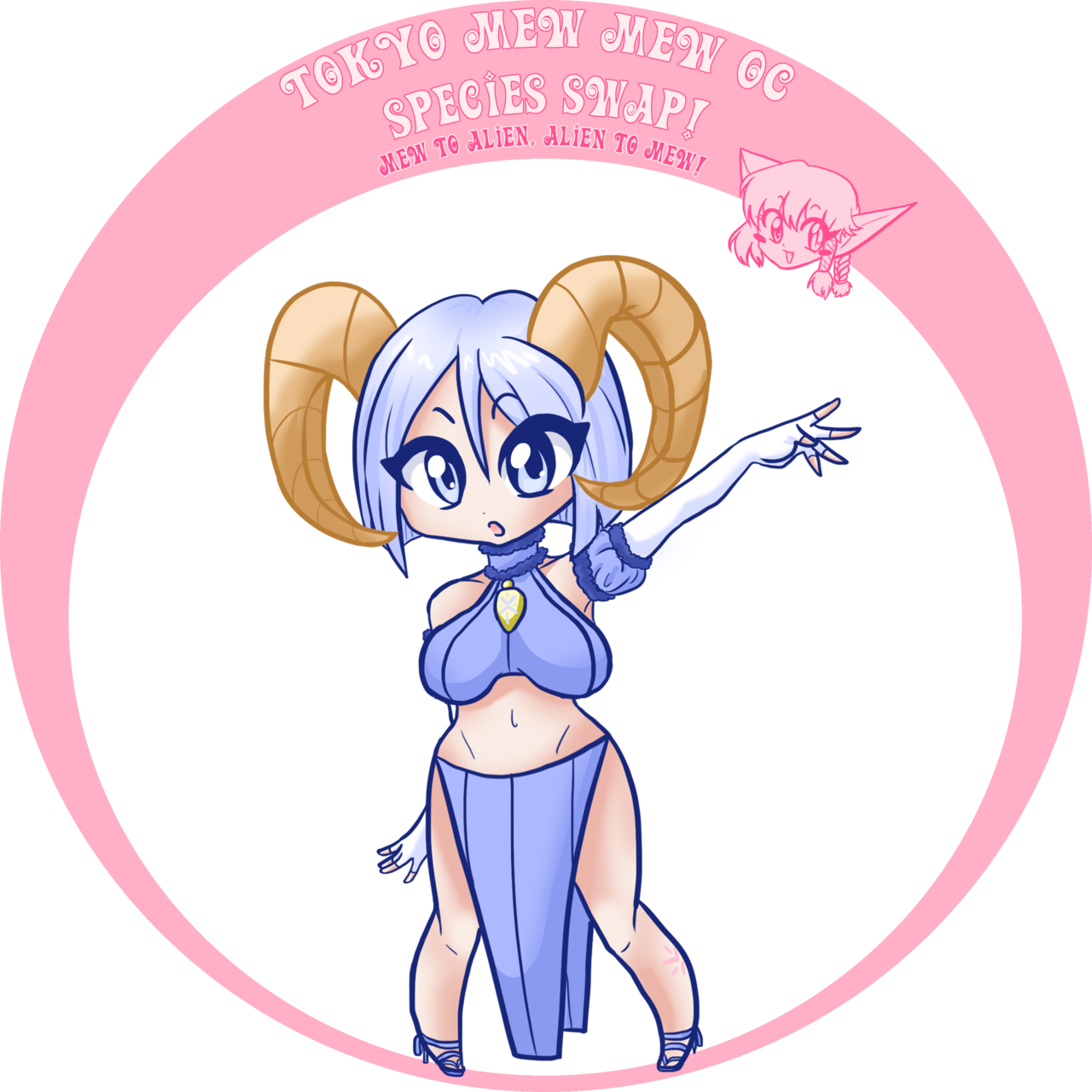 Squeezemelittle Tokyo Mew Mew Meme Species Swap - Cartoon (1280x1280)