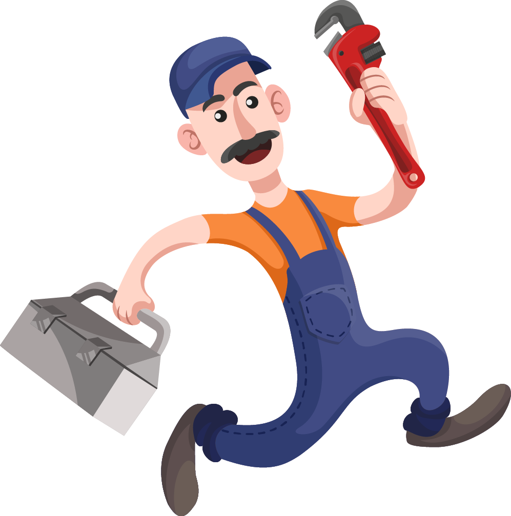 Plumber Clipart Happy - Plumber Clipart Transparent (997x1007)