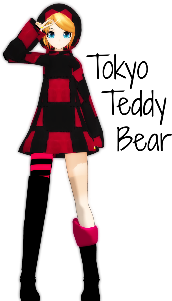 Tokyo Teddy Bear - Tokyo Teddy Bear Mmd Model (774x1032)