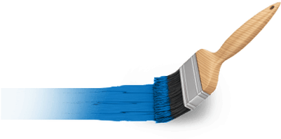 Lovely Transparent Background Paint Blue Paint Brush - Paint Brush Transparent Background (400x400)