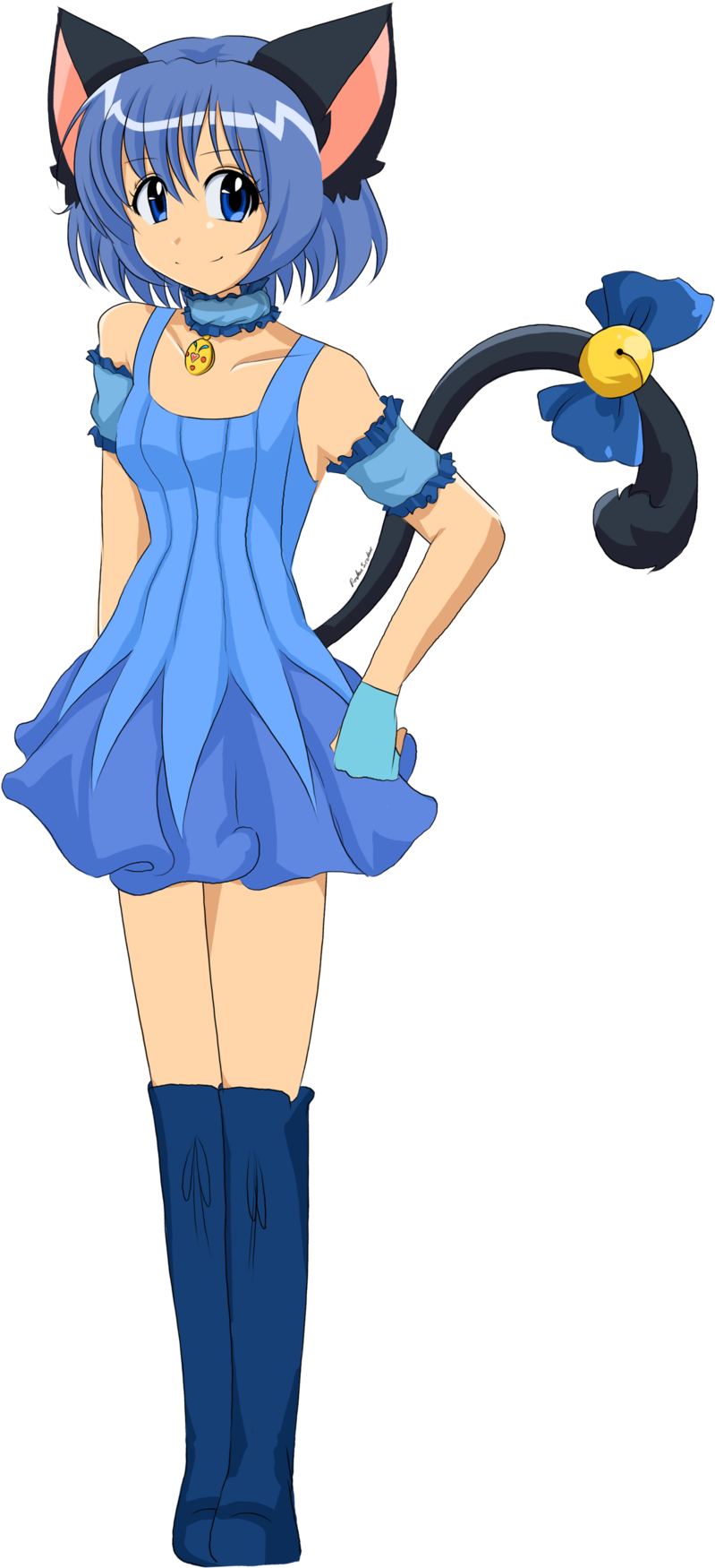 Tokyo Crystal Mew Fanart - Tokyo Mew Mew Blueberry (900x1780)