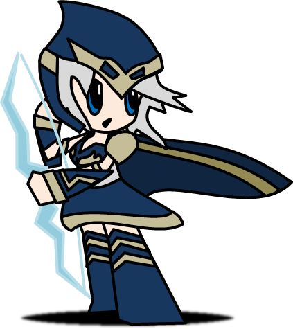 League Of Legends - Ashe Clipart (423x475)