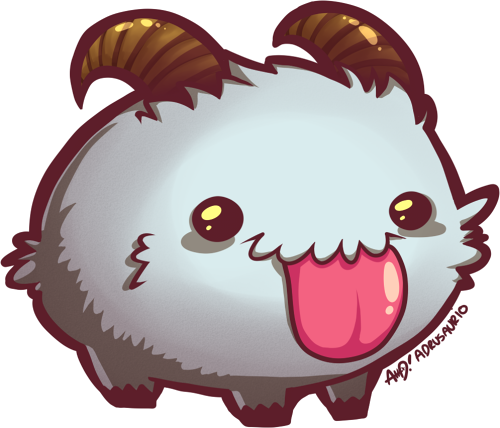 Poro Png Clipart - Chibi Lol Poro (500x428)