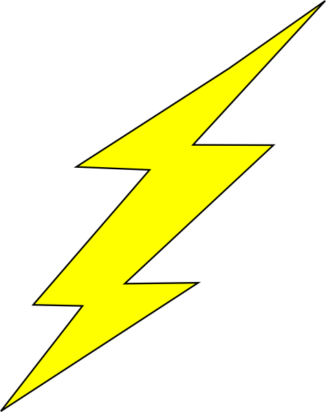 Lightning Bolt Clipart Cake Ideas And Designs - Flash Bolt (474x599)
