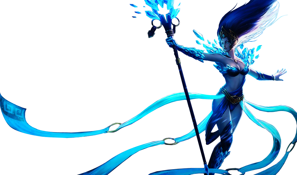 Frost Queen Janna Skin - Portable Network Graphics (1024x604)