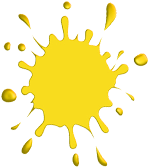 Imgs For > Yellow Paint Splatter Png - Splash Of Yellow Paint (350x350)