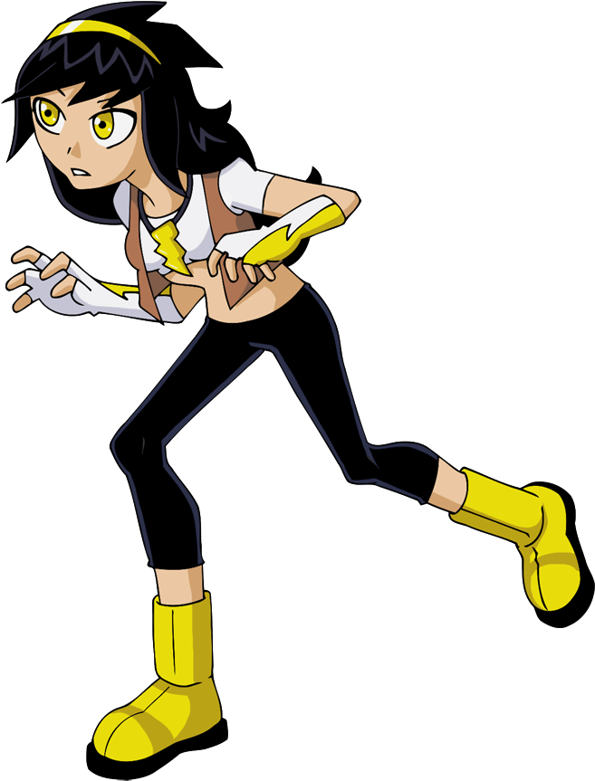 Lightning Bolt By Glee-chan - Cartoon (689x910)