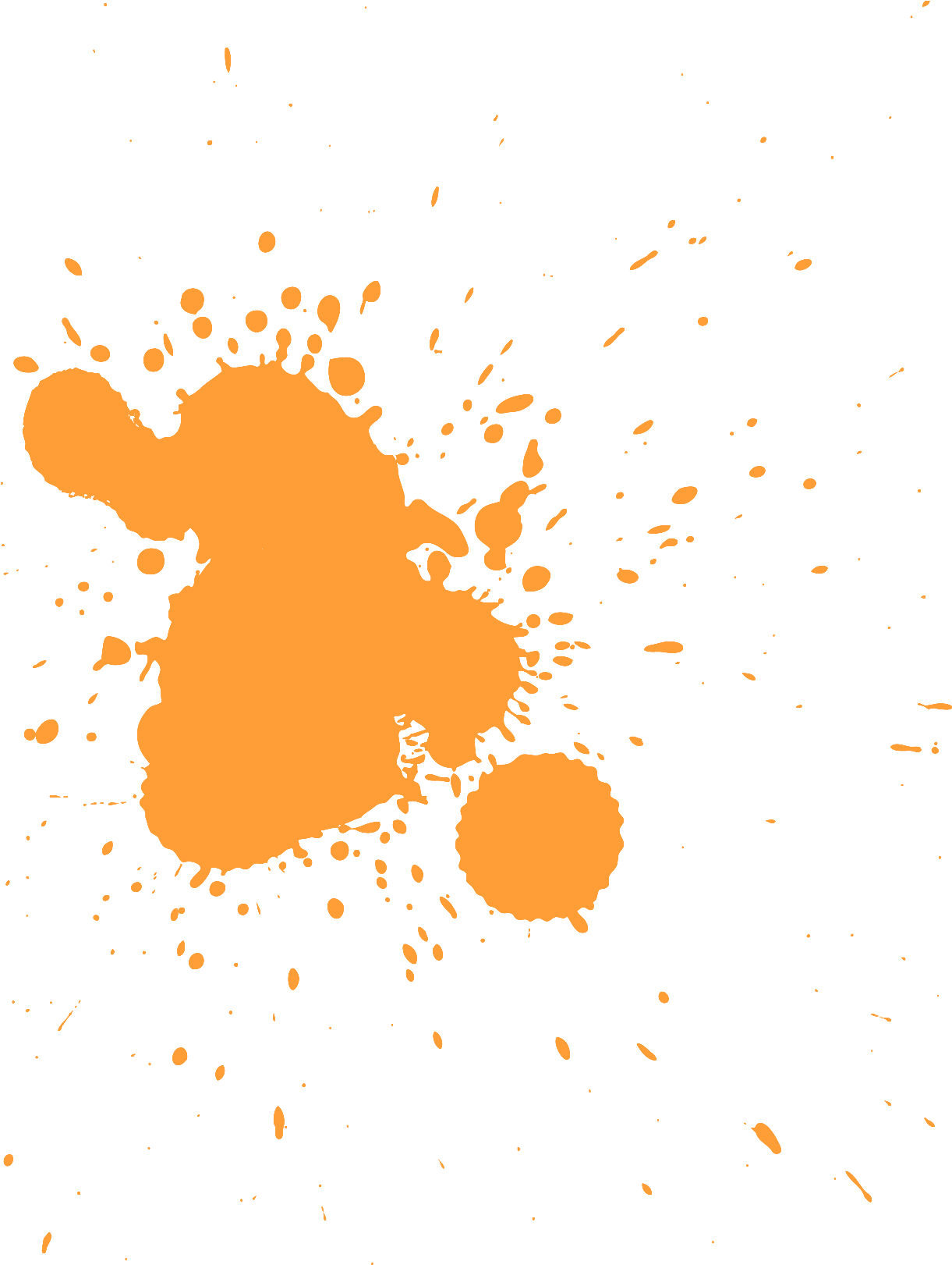 Orange Clipart Paint Splash - 2pm Tired Of Waiting (1620x1620)