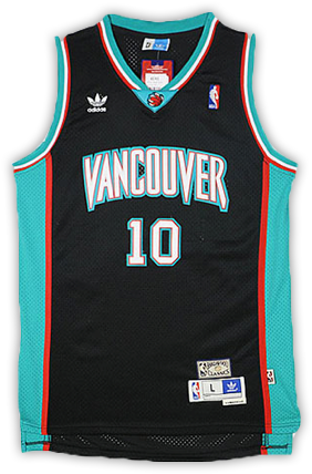 2000 - Vancouver Grizzlies Black Jersey (300x450)