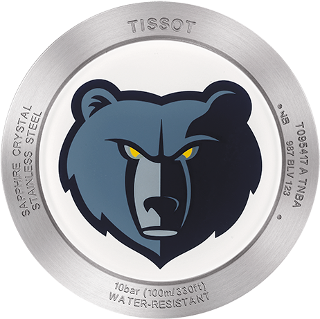 Tissot Quickster Memphis Grizzlies Special Edition - Memphis Grizzlies Logos (489x479)