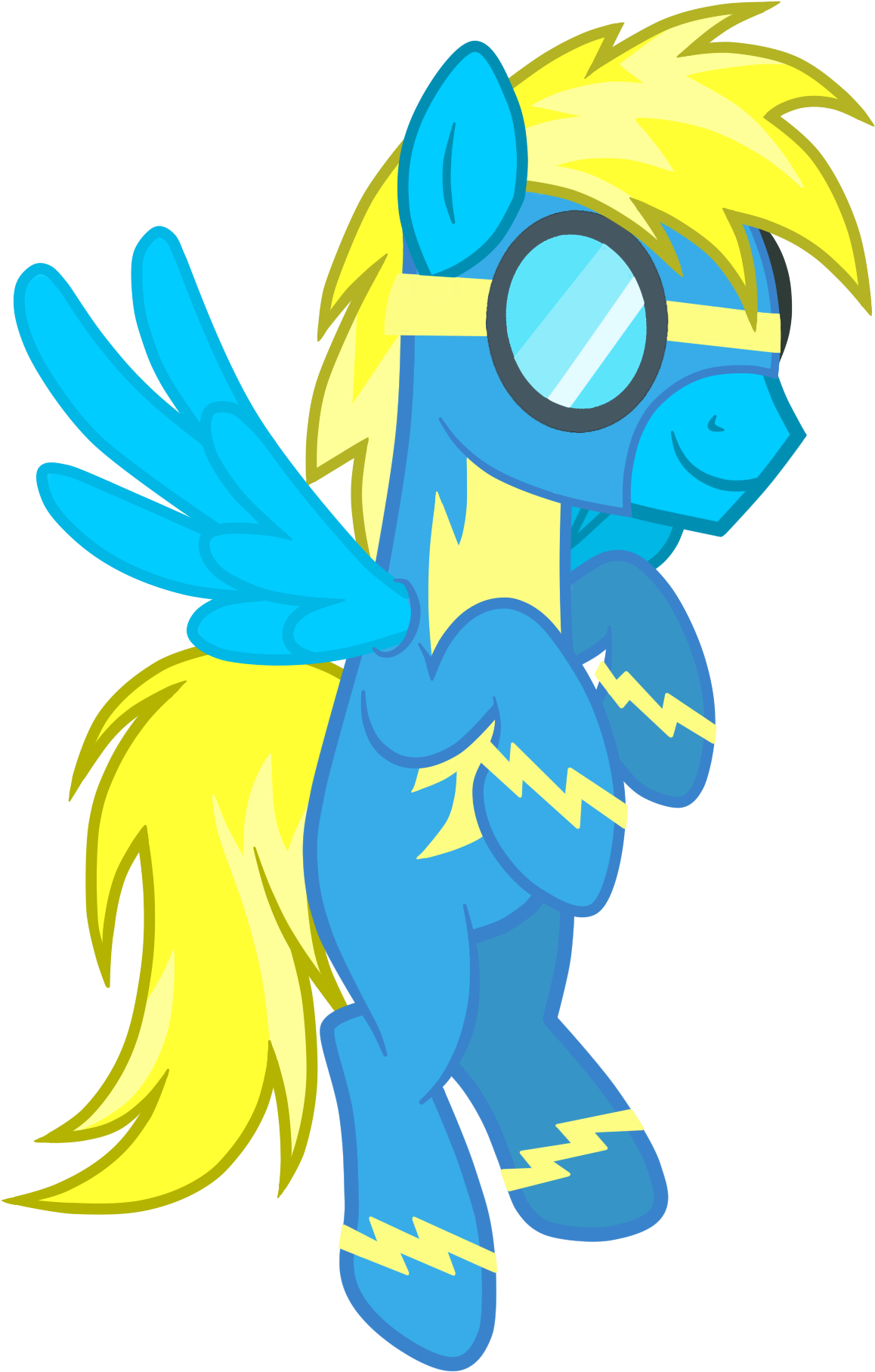 Oc Lightning Flash In Wonderbolt Suit By Theodoresfan - Rainbow Dash (2000x2000)