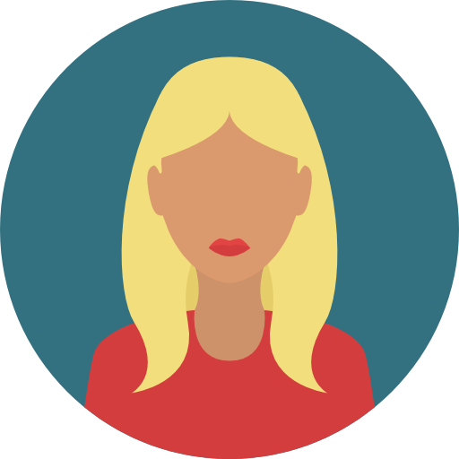 User Free Icon - Blond Woman Icon (512x512)