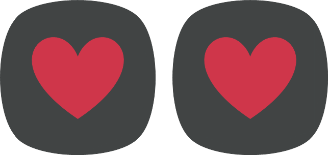 Eyes Love Cliparts - Eye Heart Png (643x305)