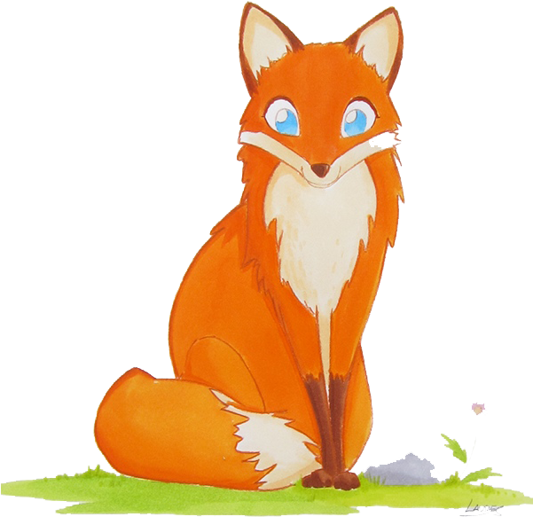 Red Fox Illustration - Red Fox Illustration (600x800)
