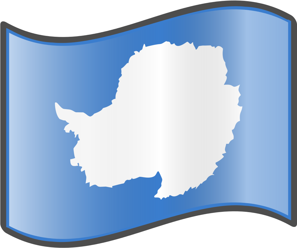 Nuvola Antarctica Flag - Antarctica Flag (1024x1024)