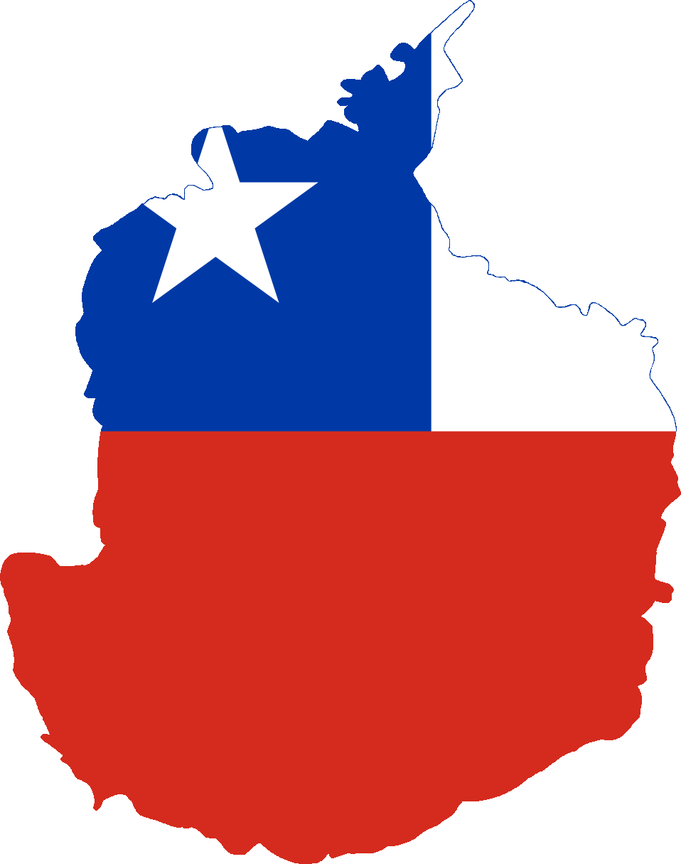 Flag Map Of Antarctica , Vertical - Chile Map Flag Png (958x1215)