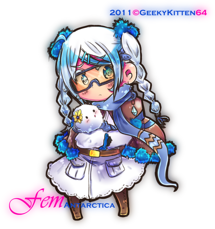 Aph Fem Antarctica By Geekykitten64 Aph Fem Antarctica - Faith Works (900x961)