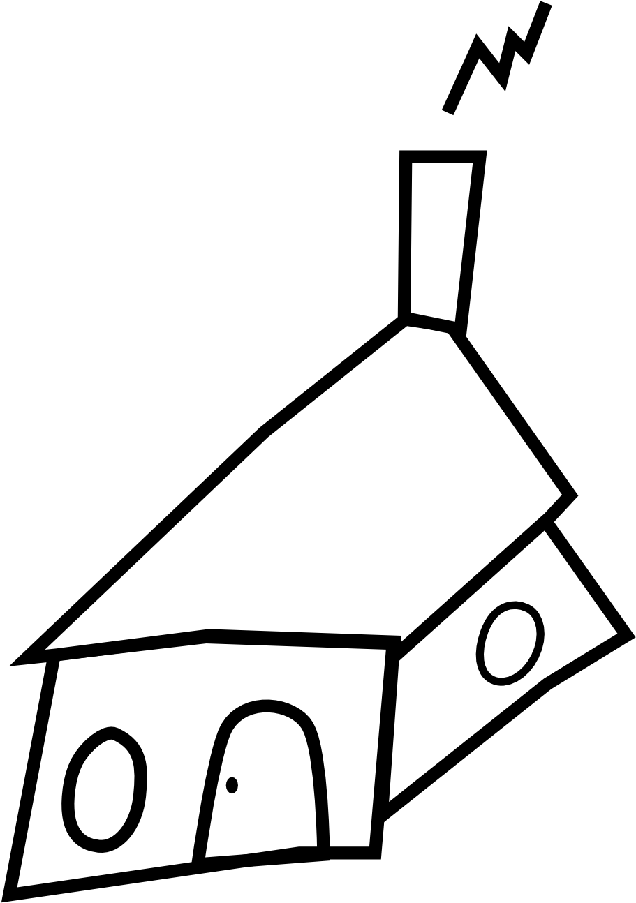 Casa 1 Black White Line Art Scalable Vector Graphics - Line Art (2555x1807)