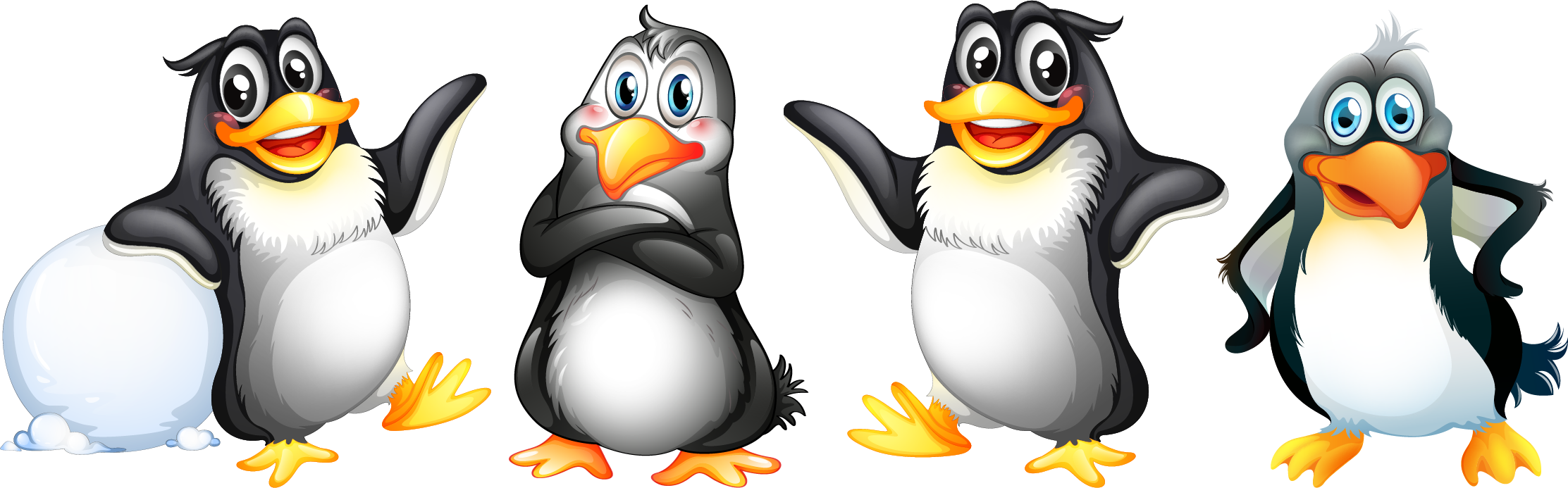 North Pole Polar Bear Royalty-free Illustration - Tipos De Animales Acuaticos (2225x693)