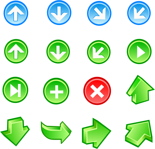 Vector Graphics Png Free Download Vector Png Files - Free Arrow Icons (500x479)