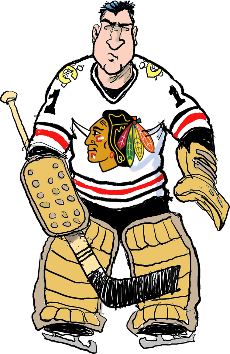 Glenn Hall - Nhl Officially Licensed Nhl Chicago Blackhawks Pillowcase (757x1165)