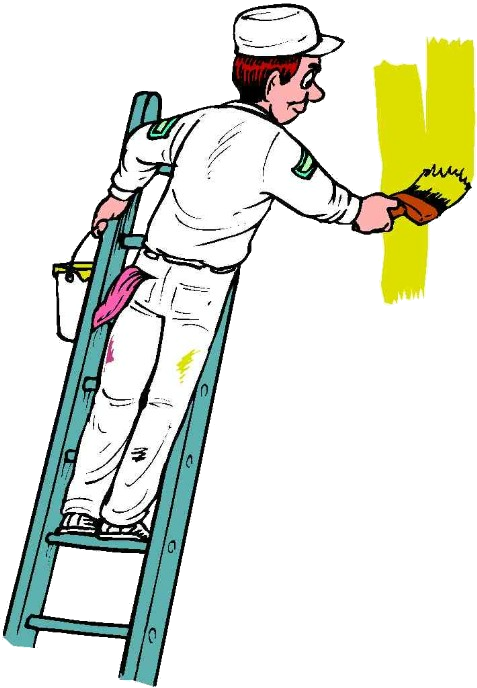 Painter - Painting House Clip Art (477x688)