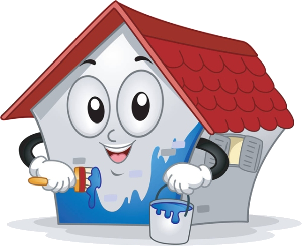 Contact Now - Desenho De Casa Animada (600x488)