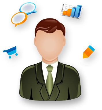 Miscellaneous Icons In Svg And Png - Product Owner Icon (373x392)