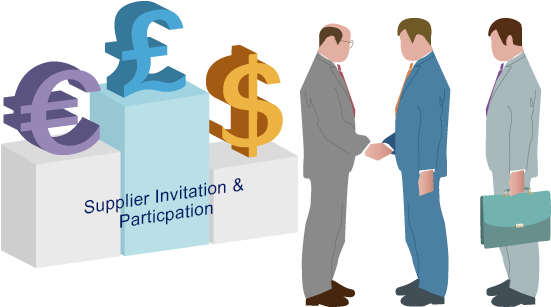 8manage Can Send E-invitation To The Selected Suppliers - System (550x356)