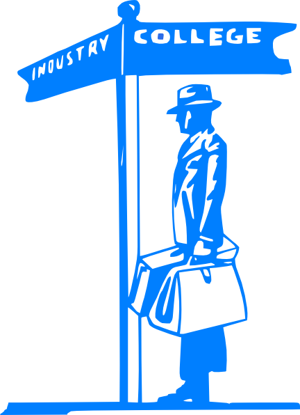 Blue Industry Cross Roads Clip Art - Clipart Drop Out (432x596)