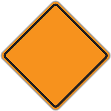 Deflecto Slow Moving Vehicle Safety Sign With Reflector - Traffic Sign (400x400)