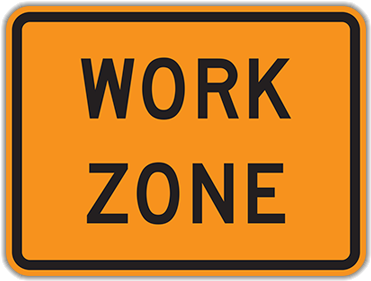 Road Work Ahead Sign (400x400)