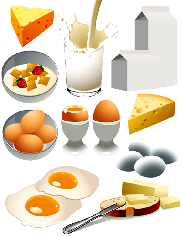 Milk Breakfast Omelette Dairy Product Clip Art - Milk Breakfast Omelette Dairy Product Clip Art (600x777)