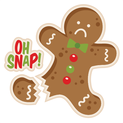 Gingerbread Man Cookie Svg Scrapbook Cut File Cute - Oh Snap Gingerbread Man (432x432)