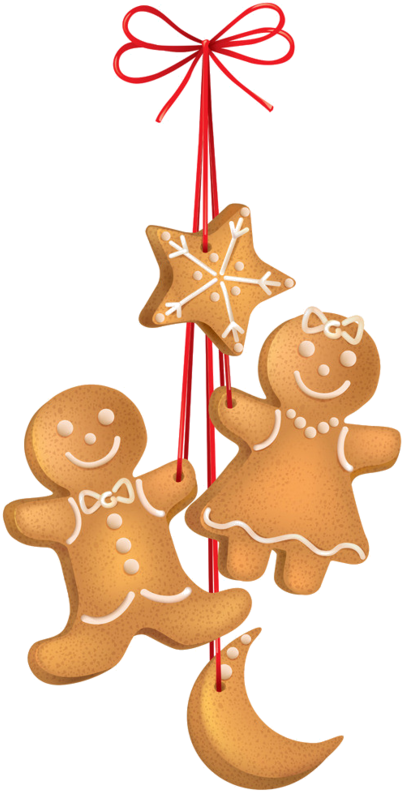 Christmas Gingerbread Cookies * - Weihnachtsleckereien Clipart (455x800)