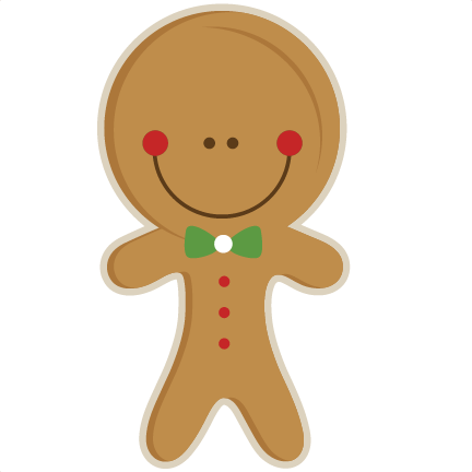 Gingerbread Man Svg Scrapbook Cut File Cute Clipart - Cartoon (432x432)