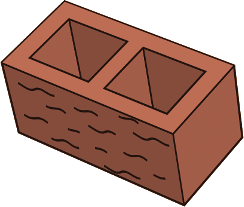 Decorative Block 190 - Concrete Masonry Unit (600x600)
