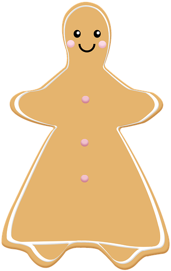 Gingerbread Cookie Cliparts 18, - Gingerbread Man (960x720)