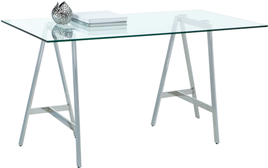 Ackler Writing Desk - Sunpan Ackler Writing Desk Polished Stainless & (600x600)