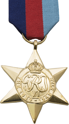 High Quality Official Replica 1939-1945 Star For Sale - 1939 To 1945 Star Medal (279x498)