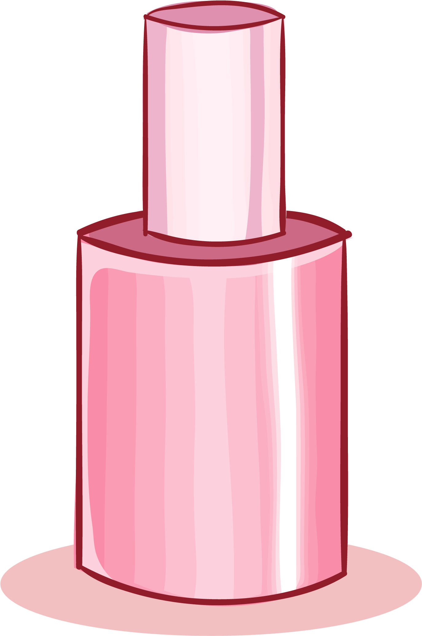 Nail Polish Lipstick Manicure - Lipstick (1726x2699)