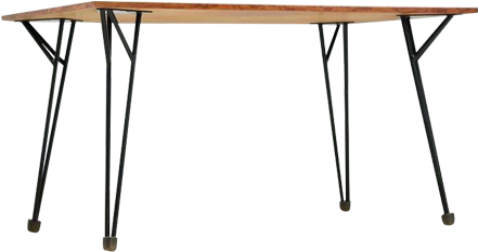 Excellent Alfred Hendrickx Rare Desk Or Dining Table - Furniture (460x460)