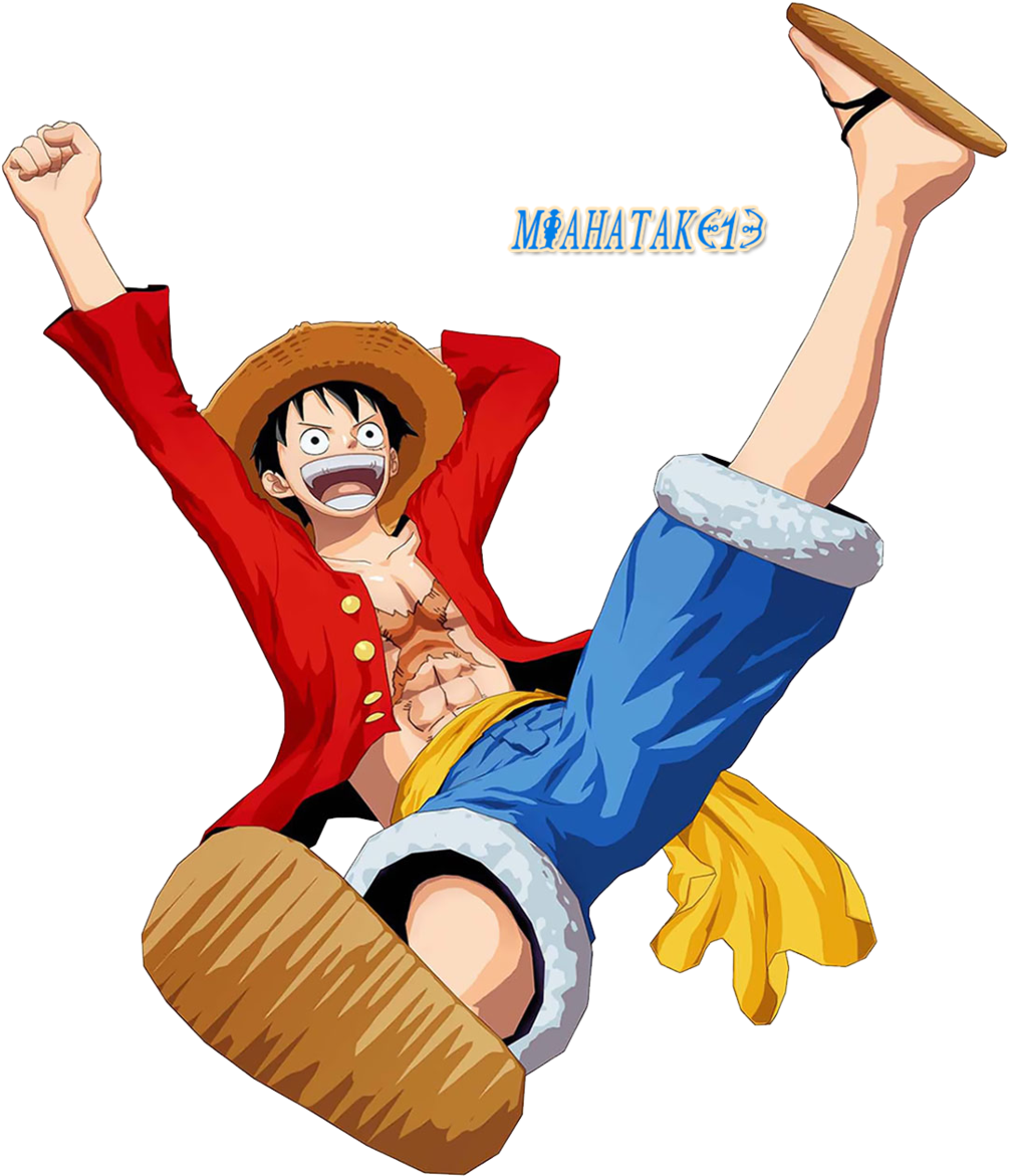 Luffy Jumping Render By Miahatake13 Luffy Jumping Render - One Piece Luffy Jump (1024x1210)