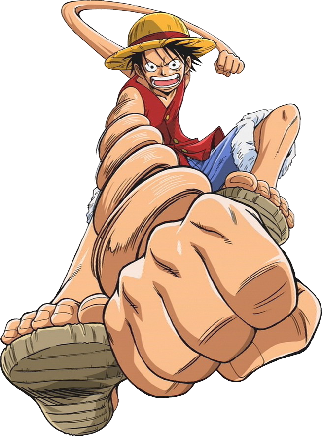 Monkey D Luffy Png Clipart - One Piece Dvd Movie 1 - 5: Box Set (653x883)