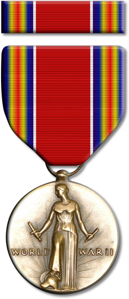 The World War - Ww2 Victory Medal Png (300x600)