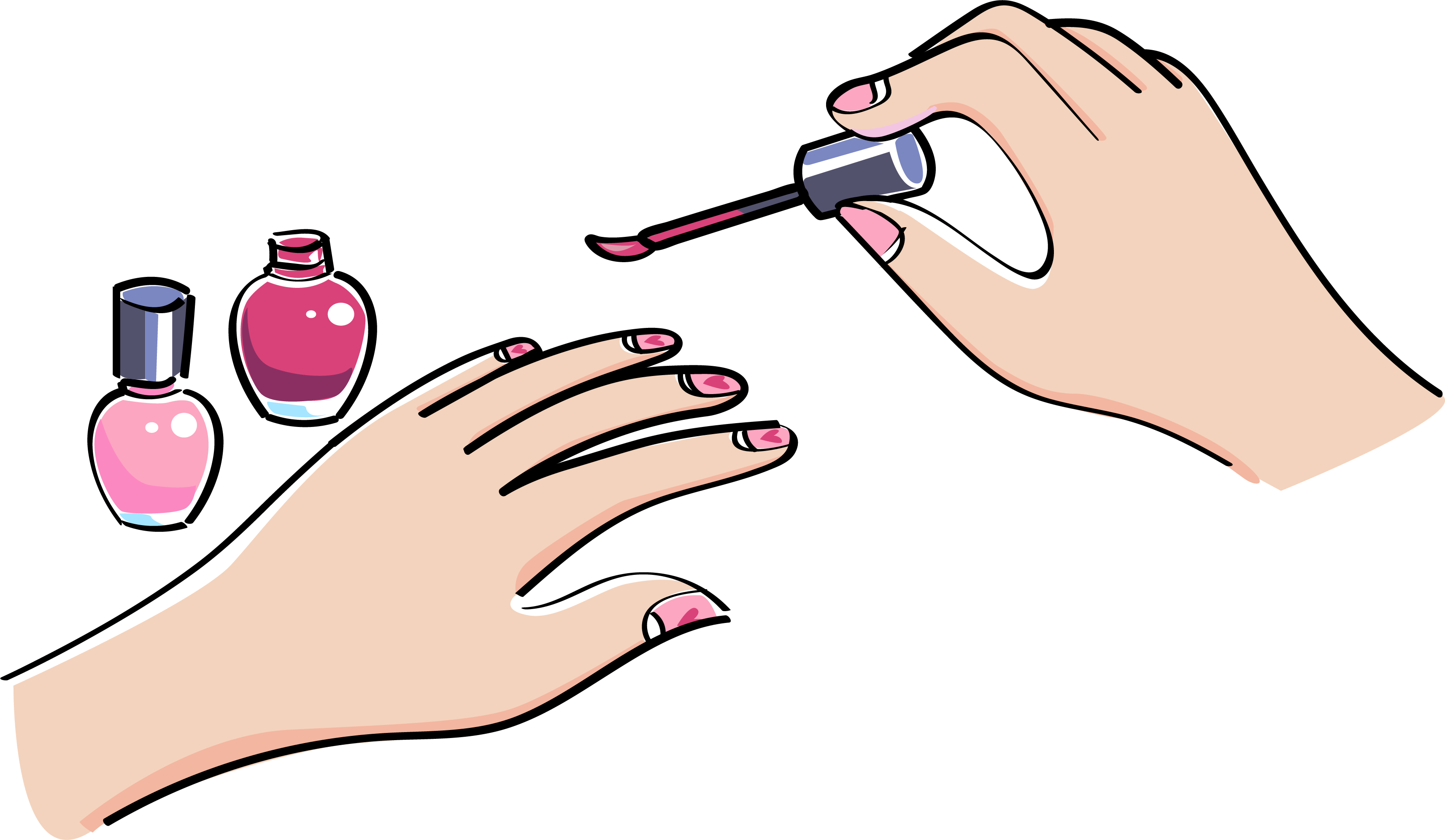 Valentine Nails Color - Color (3425x1993)
