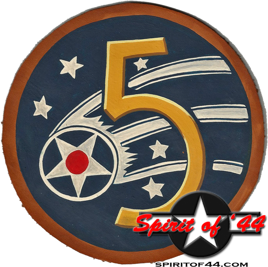 5th Air Force Jacket Patch 4 1/2" - Emblem (993x1024)