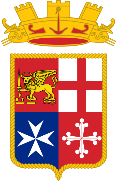 It Is One Of The Four Branches Of Italian Armed Forces - Italy Coat Of Arms (386x599)