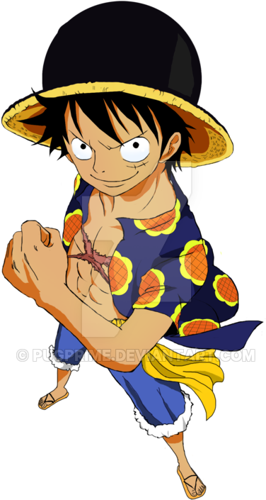 2015 02 01 Luffy1dressrosa Posttournament By Pugprime - Luffy Dressrosa Png (400x716)